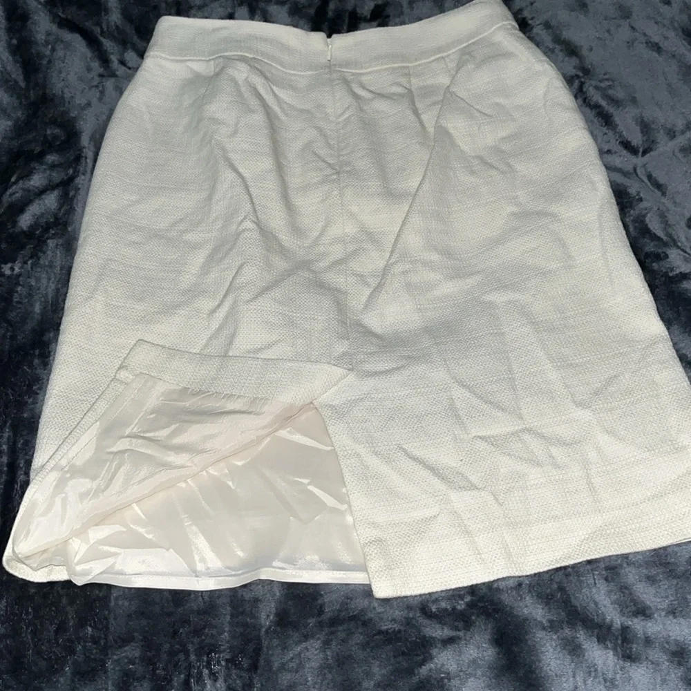 Banana Republic White Pencil Skirt (Size 2) - Picture 4 of 6